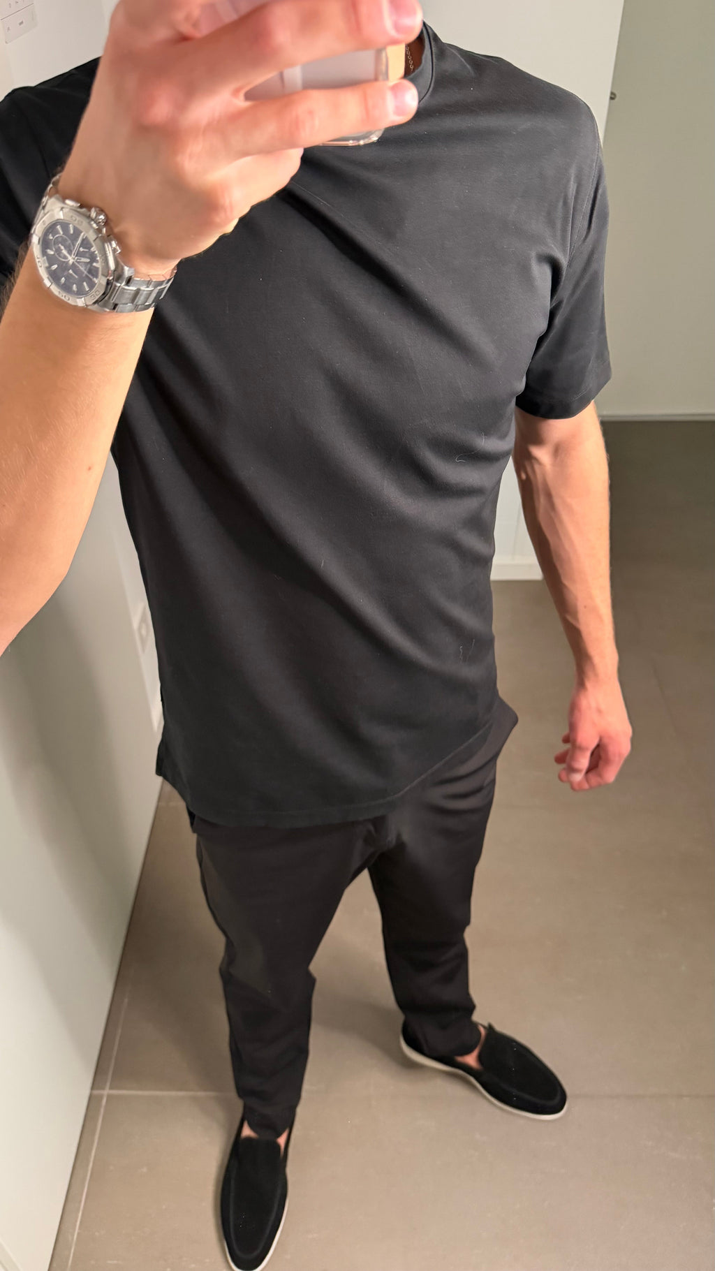 Chino Style Pants Black