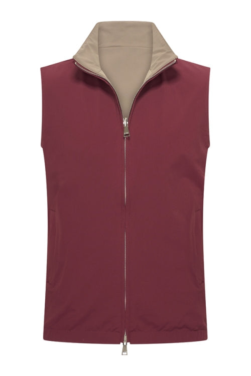 Calogere Reversible Gillet Burgundy/Falcon