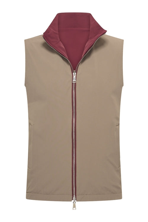 Calogere Reversible Gillet Burgundy/Falcon