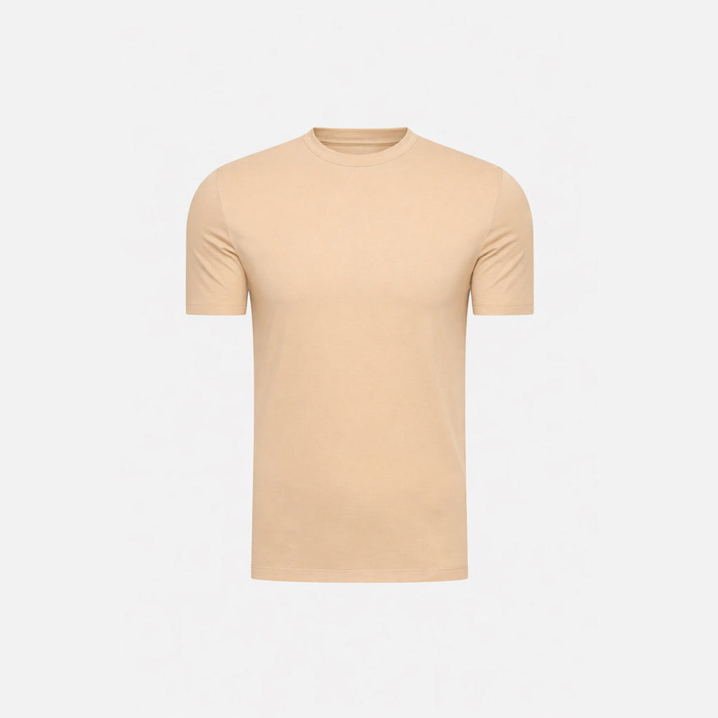 Shiny T-Shirt Beige