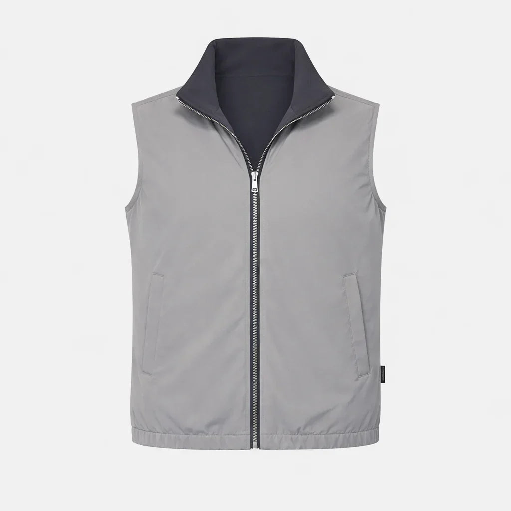 Calogere reversible Gillet (Dark grey/Light grey)