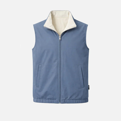 Calogere Reversible Gillet (Blau/Beige)